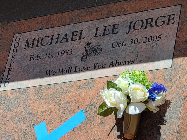 Flower delivery for Michael Lee George