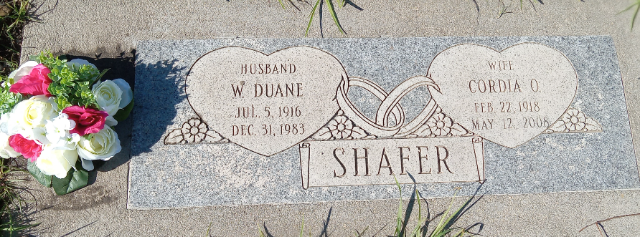 Flower delivery for W Duane Shafer