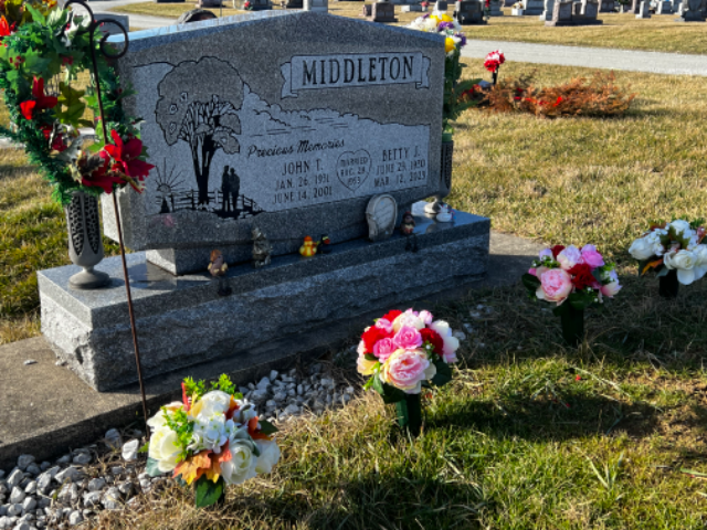 Flower delivery for Betty Jo Middleton