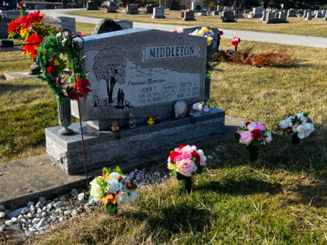 Flower delivery for Betty Jo Middleton