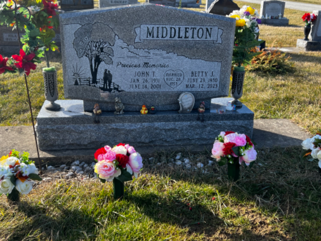 Flower delivery for Betty Jo Middleton