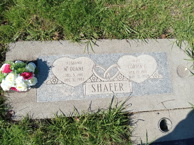 Flower delivery for W Duane Shafer