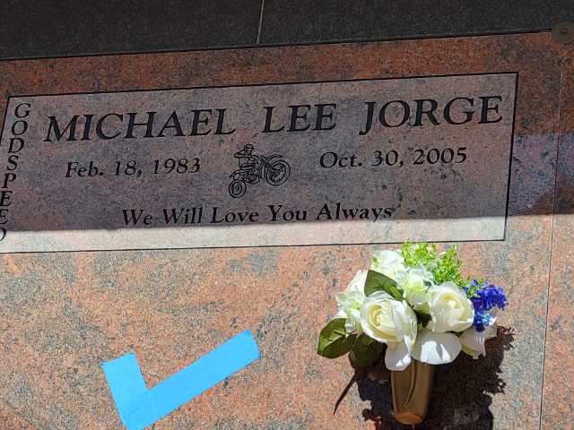 Flower delivery for Michael Lee George