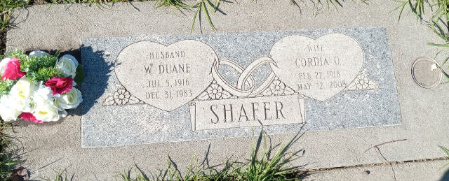 Flower delivery for W Duane Shafer