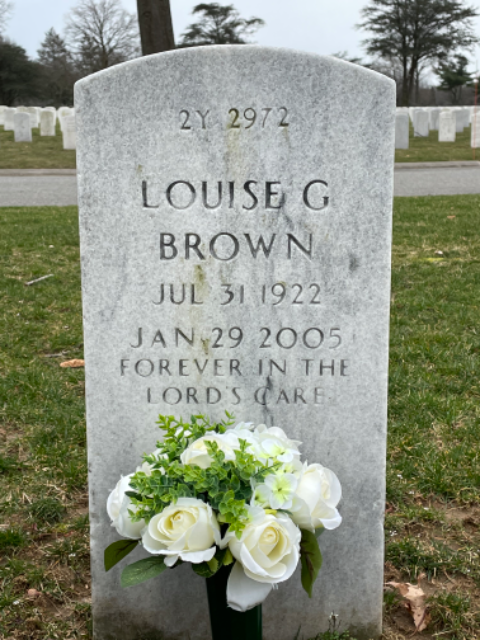 Flower delivery for Louise G Brown