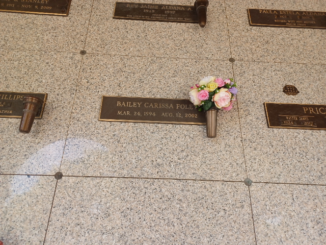 Flower delivery for Bailey Carissa Foley