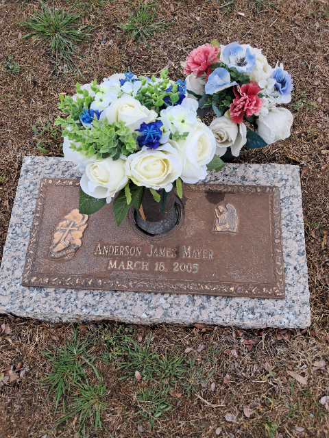 Flower delivery for Anderson James Mayer