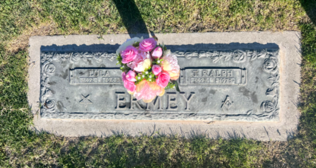 Flower delivery for Lula Z. Ermey