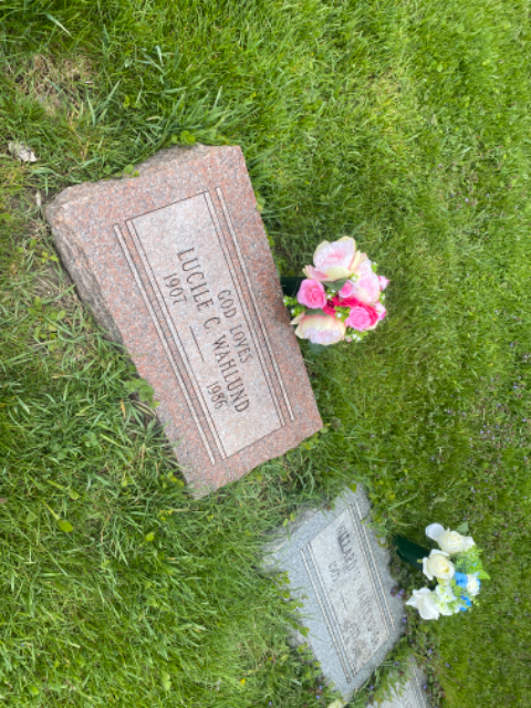 Flower delivery for Lucile C. Clara Wahlund