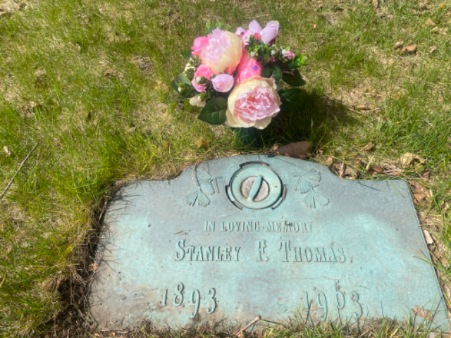 Flower delivery for Stanley F. Thomas