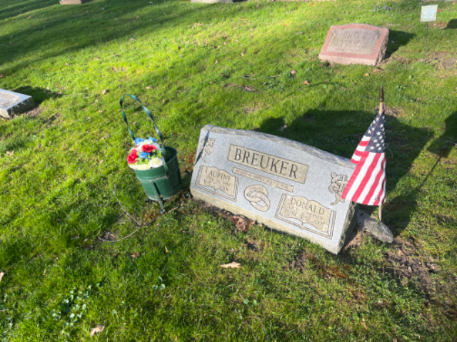 Flower delivery for Donald B. Breuker