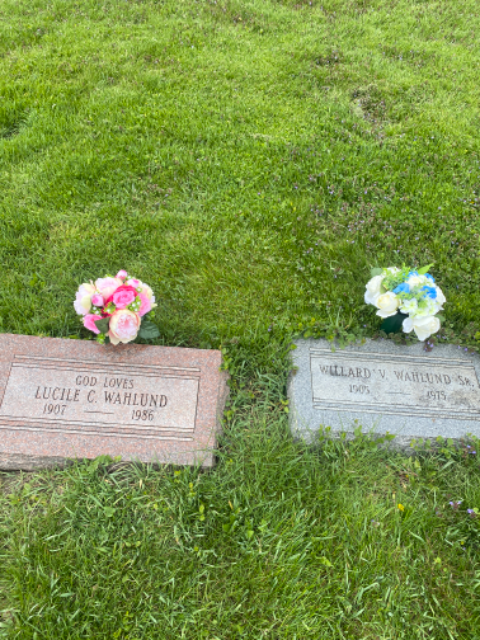 Flower delivery for Willard V. Vernon Wahlund