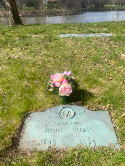 Flower delivery for Stanley F. Thomas