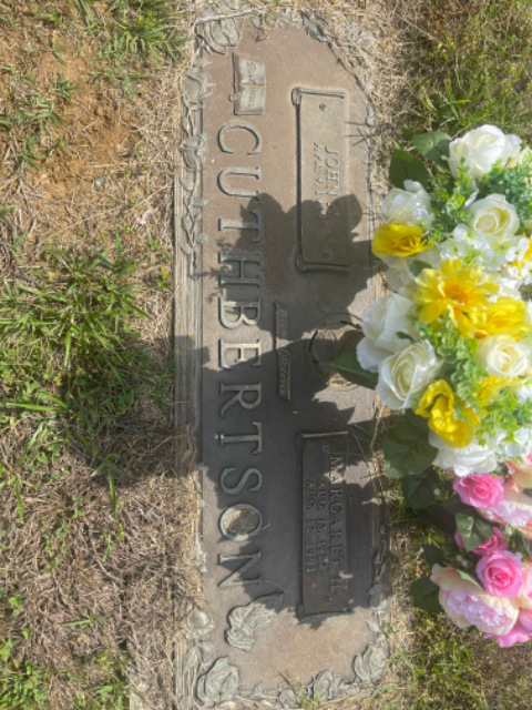 Flower delivery for John Allen Cuthbertson