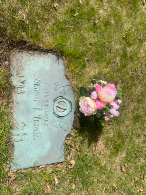 Flower delivery for Stanley F. Thomas