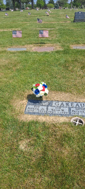 Flower delivery for Patrick A. Gareau
