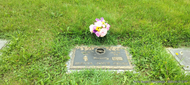 Flower delivery for Brenda Joyce Cross