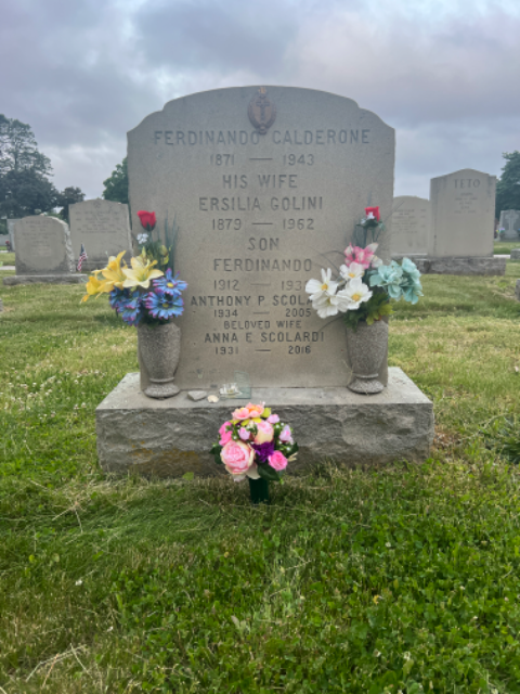 Flower delivery for Anthony P. Scolardi