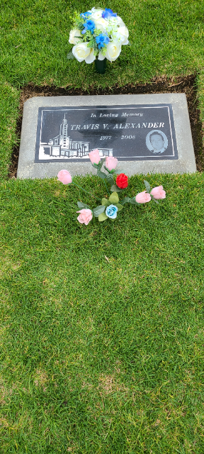 Flower delivery for Travis Victor Alexander