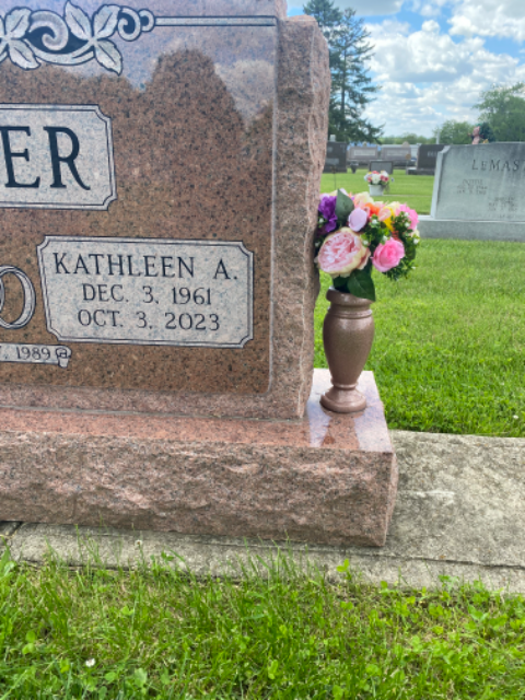 Flower delivery for Kathleen A. Baker