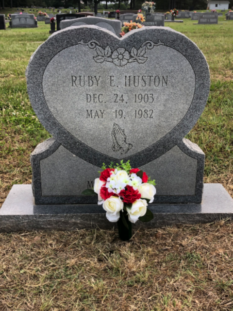 Flower delivery for Ruby E. Huston