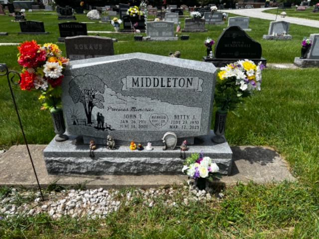 Flower delivery for Betty Jo Middleton