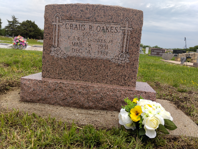 Flower delivery for Craig Robert Oakes