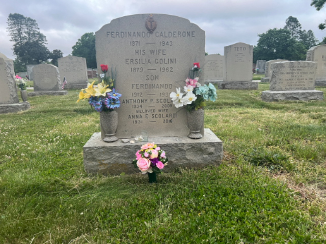 Flower delivery for Anthony P. Scolardi