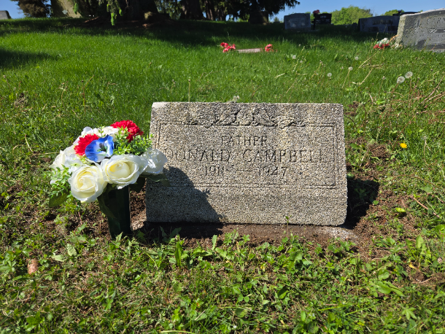 Flower delivery for Donald Campbell