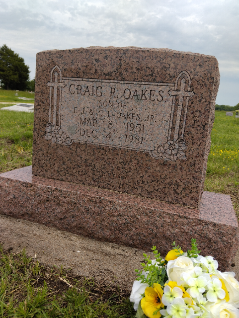 Flower delivery for Craig Robert Oakes