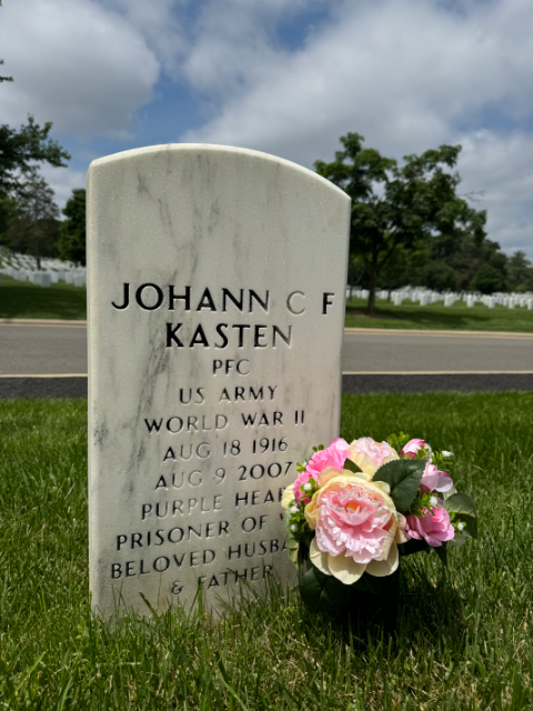 Flower delivery for Johann Carl Friedrich Kasten