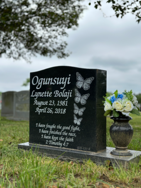 Flower delivery for Lynette B. Ogunsuyi