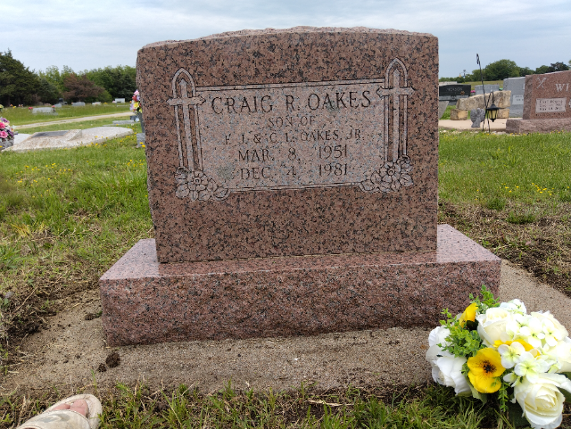 Flower delivery for Craig Robert Oakes