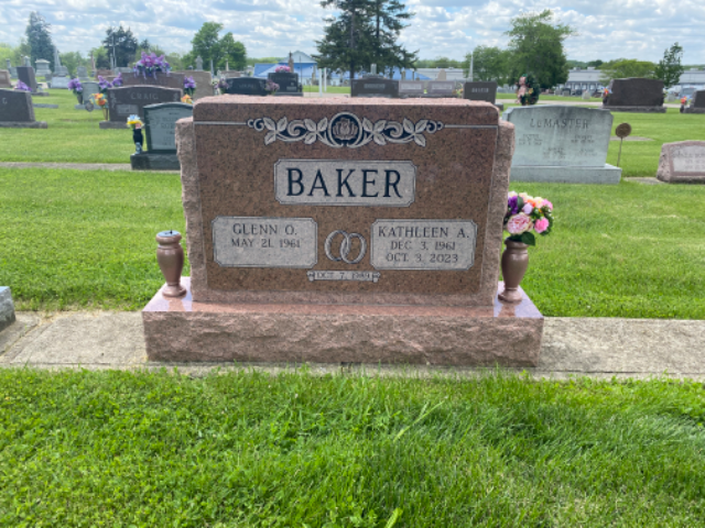 Flower delivery for Kathleen A. Baker