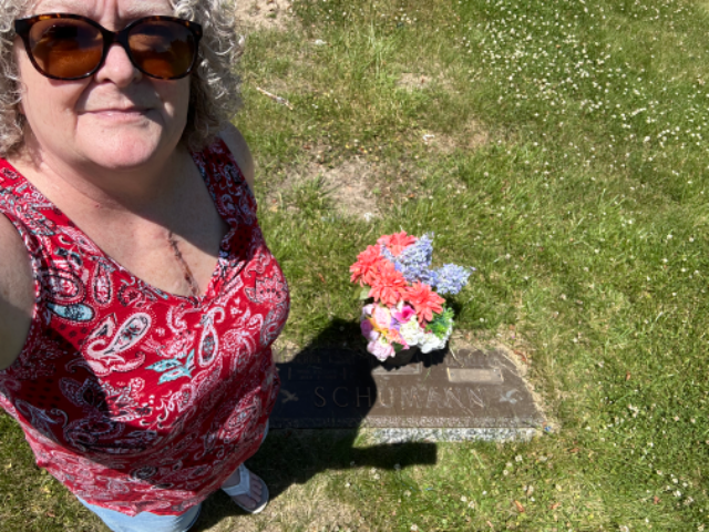 Flower delivery for LaVerne Edward Schumann