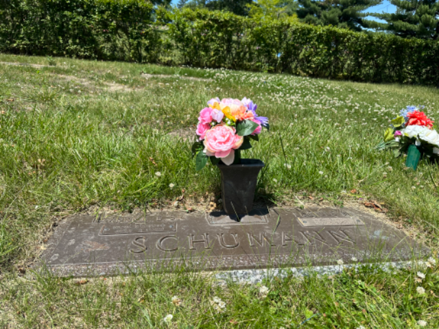 Flower delivery for LaVerne Edward Schumann