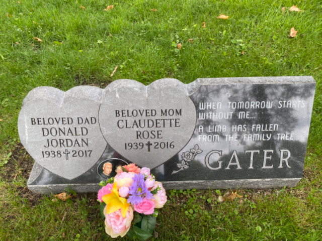 Flower delivery for Claudette Rose Gater