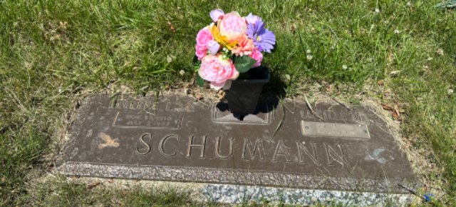 Flower delivery for LaVerne Edward Schumann