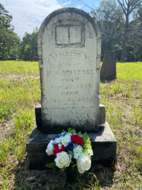 Flower delivery for Elisabeth M. Wallace