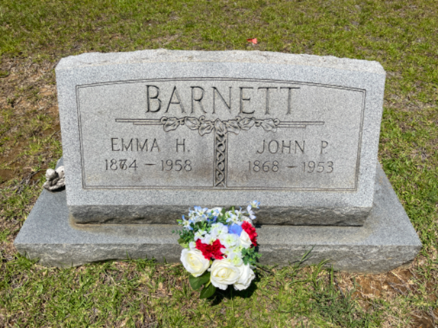 Flower delivery for John Pleasant Barnett