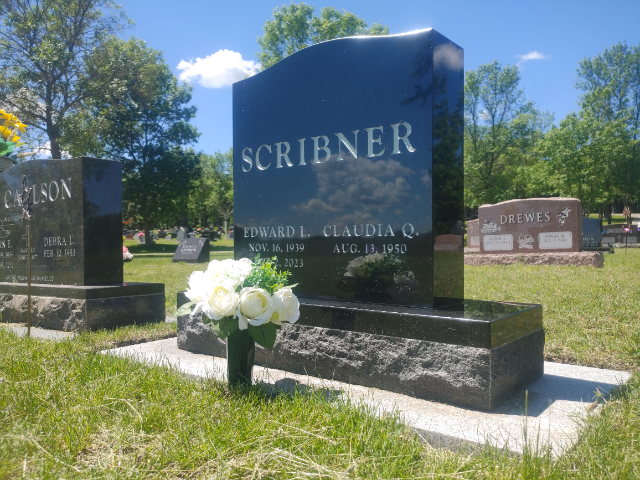 Flower delivery for Edward L. Scribner