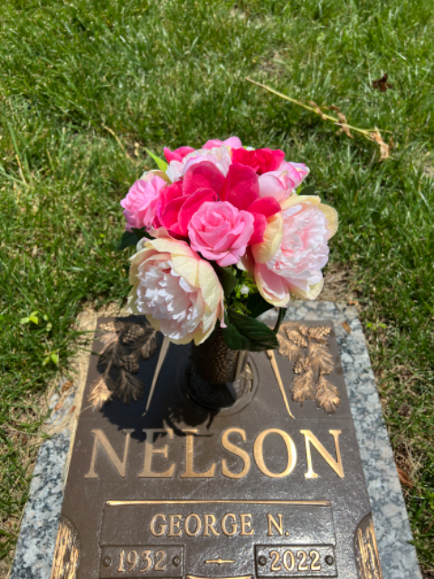 Flower delivery for George N. N. Nelson