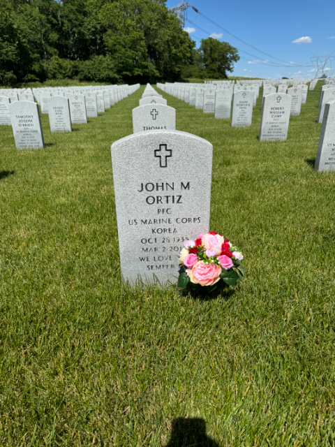 Flower delivery for John Moran Ortiz
