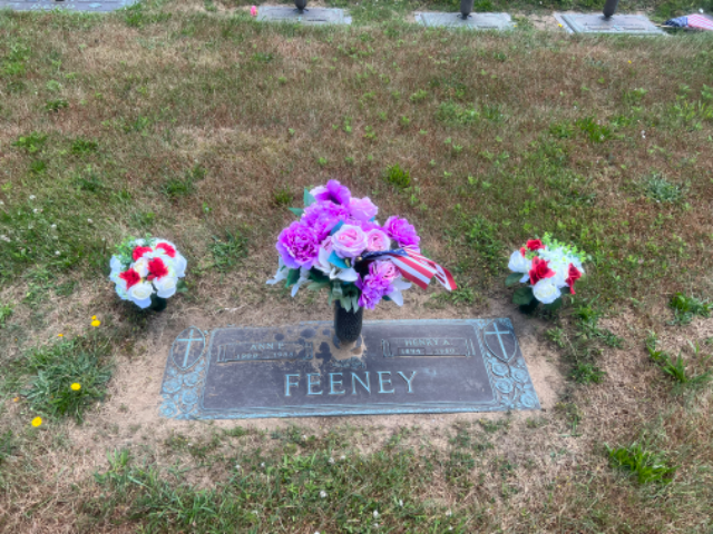 Flower delivery for Ann Frances White Feeney