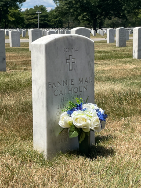 Flower delivery for Fannie Calhoun