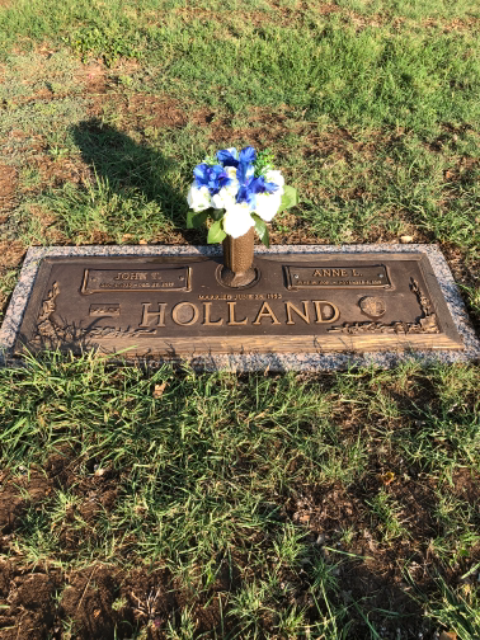 Flower delivery for John Gregory Holland