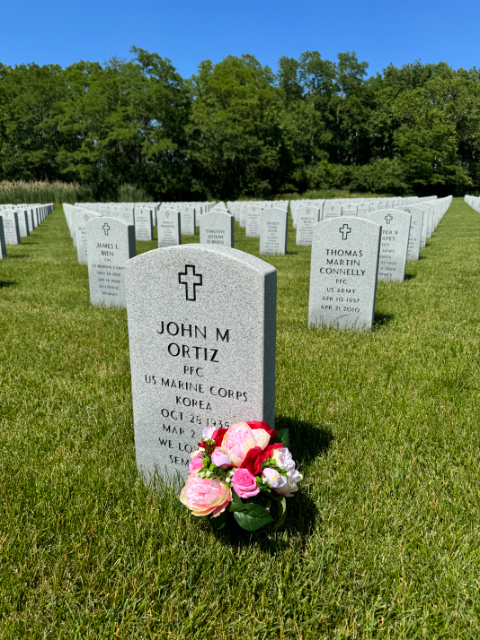 Flower delivery for John Moran Ortiz