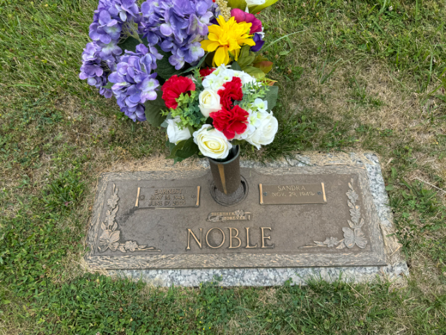 Flower delivery for Earnest Noble