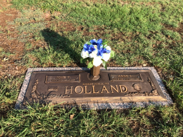 Flower delivery for John Gregory Holland