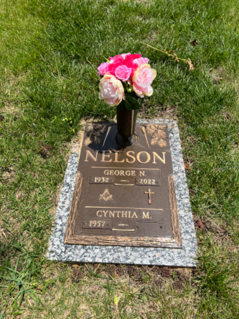 Flower delivery for George N. N. Nelson